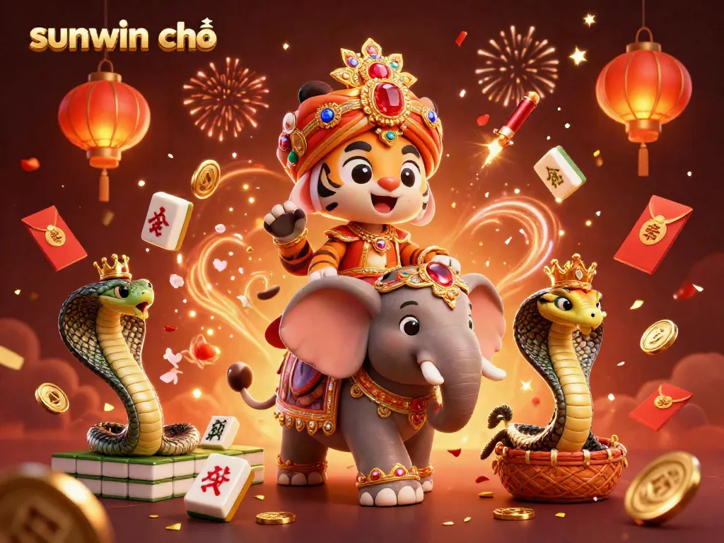 Experience the excitement of sunwin chính thức with vibrant casino elements in a rich 3D scene.