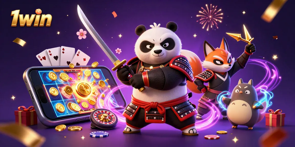 Experience thrilling gaming with 1win featuring dynamic characters, slots, and casino action.