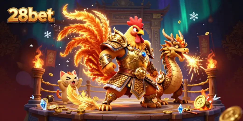Engage with exciting battles and colorful rewards at 28bet's dynamic online casino experience.