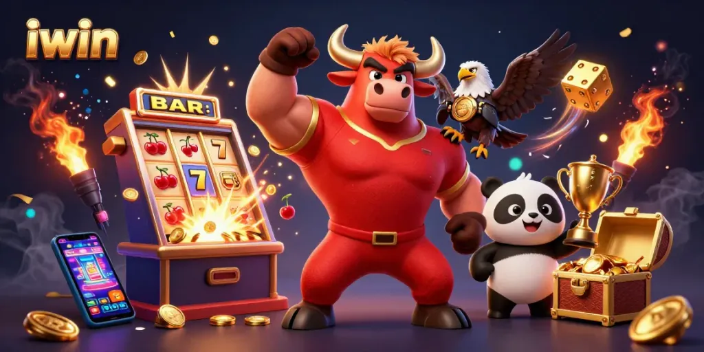 Engage with iwin's thrilling jackpot experience amidst an exciting casino scene.