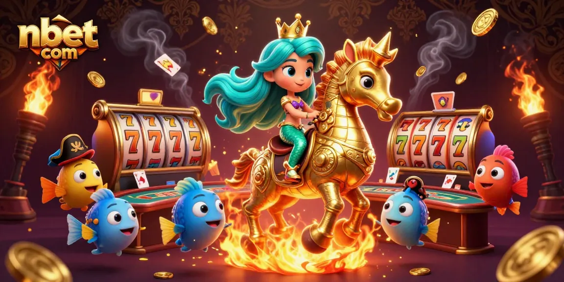 Bet big with nbet com in this vibrant 3D casino world full of exciting elements and characters.