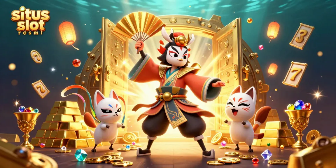 Engage with the situs slot resmi scene featuring vibrant characters and dynamic slot elements for gamers.