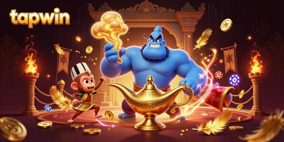 Experience exhilarating entertainment on tapwin with a 3D genie and magic elements!