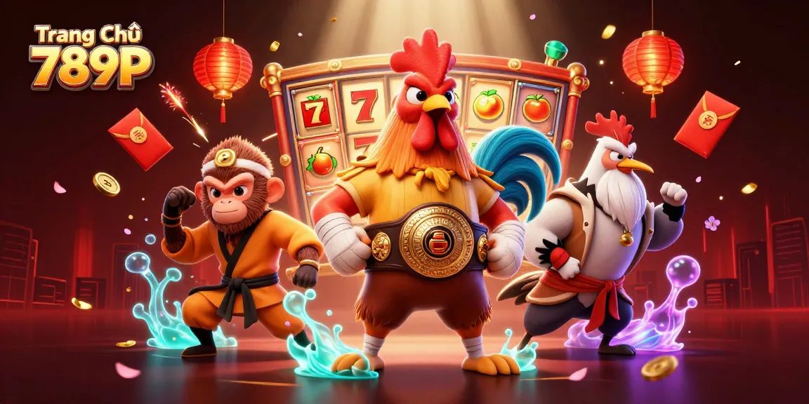 Engage with exciting wins at Trang Chủ 789P featuring vibrant casino elements and dynamic characters.