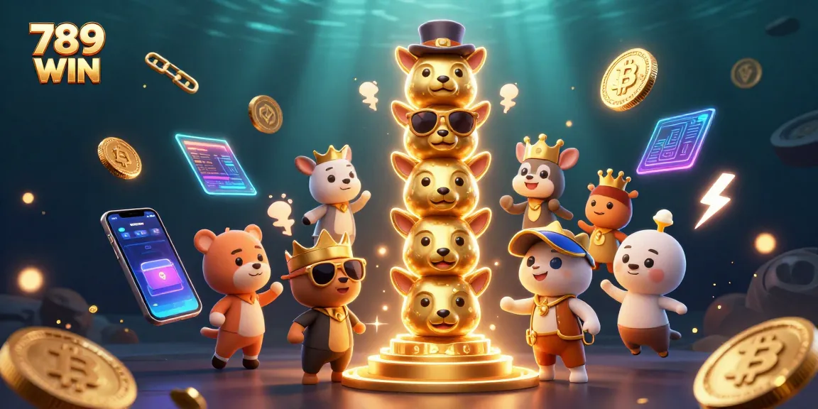 Join the excitement at 789 WIN with vibrant animated scenes of casino fun and winnings.